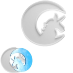 Ornament/ Crescent Horse Silicon Mold (9924815)