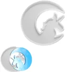 Ornament/ Crescent Horse Silicon Mold (9924815)