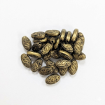 Oval Shape Gold Beads pack