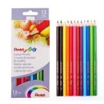 Pentel Arts Colour Pencils 12-Colours
