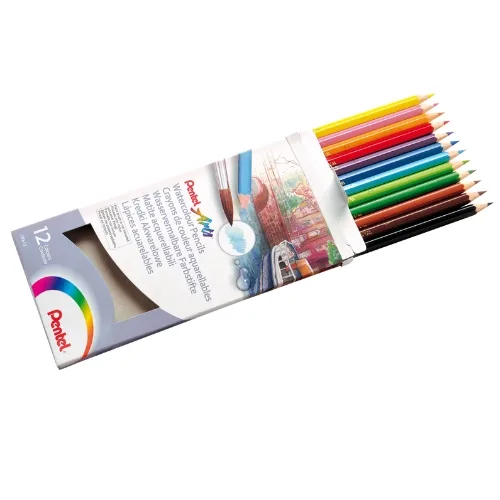 P.Arts W.Clr Pencils 12 Colours_2 Pentel Arts WaterColour Pencils 12-Colours - Image 1