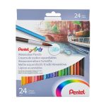 Pentel Arts WaterColour Pencils 24-Colours - Image 2
