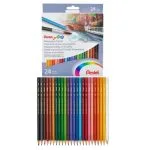 Pentel Arts WaterColour Pencils 24-Colours