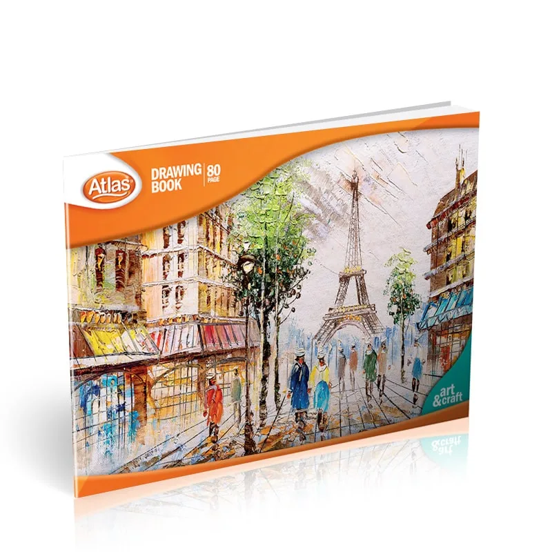 Atlas A4 Drawing Book - 80Pages - Image 1