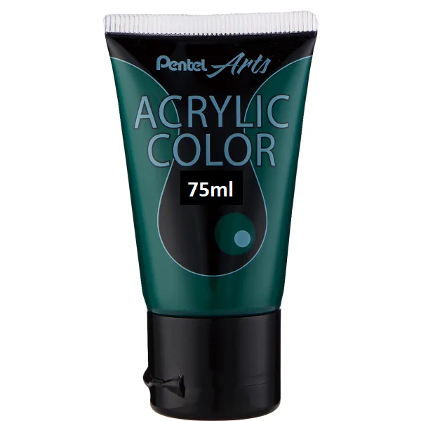 Pentel Acrylic Colour - Deep Green Pentel Acrylic Colour -75ml -Deep Green - Image 1