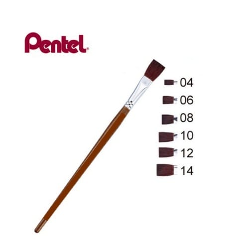 Pentel Pony Hair Brush Flat - ZBS6 Pentel Pony Hair Brush Flat - ZBS6 - Image 1