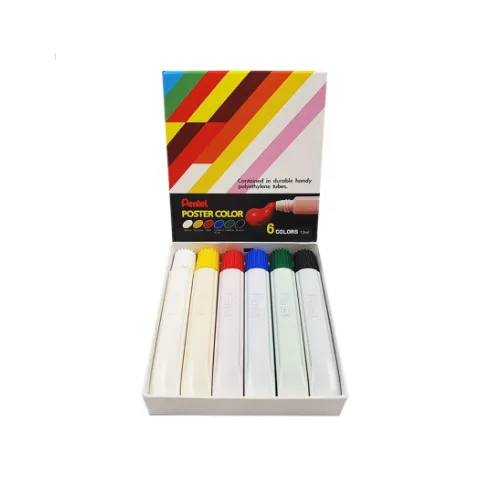 Pentel Poster Colour Tube 6x12ml - Image 1