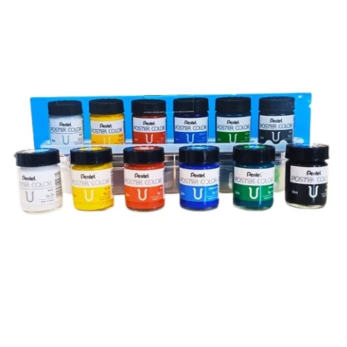 Pentel Poster Colours 6x30ml - Image 2