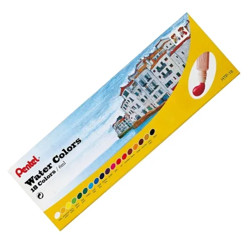 Pentel Watercolour 18 Tubes - Image 1