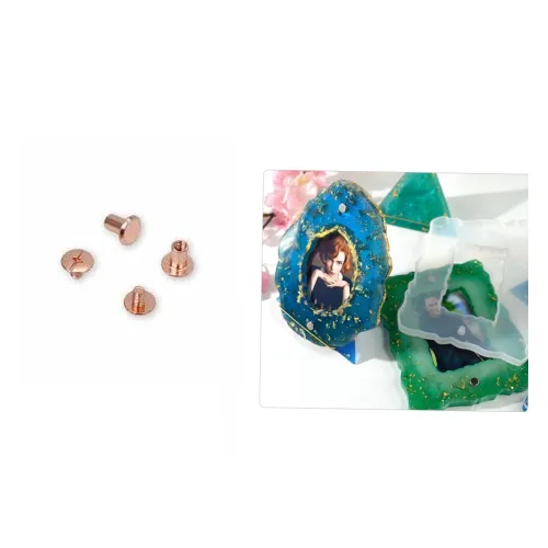 Photo Frame Nail Set-Gold Colour - Image 1