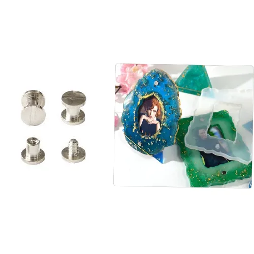 Photo Frame Nail Set-Silver Colour Photo Frame Nail Set-Silver Colour - Image 1