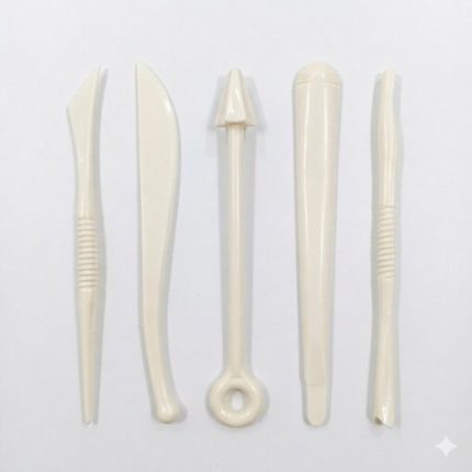 Plastic Clay Tool Set - 5Pcs - Haanz Sri Lanka