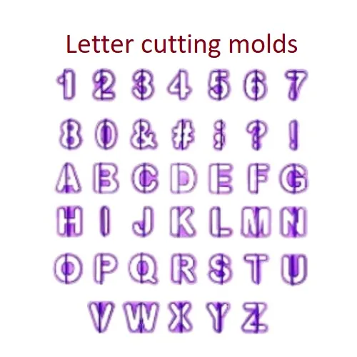 Plastic Letter Cutter Pack - Image 1