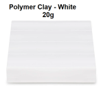 Oven Bake Polymer Clay -20g(White)