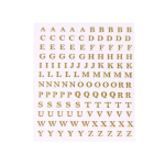 Resin Filling - Gold Letters