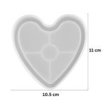 Silicon Mold - Heart Shape With Border