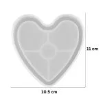 Silicon Mold - Heart Shape With Border