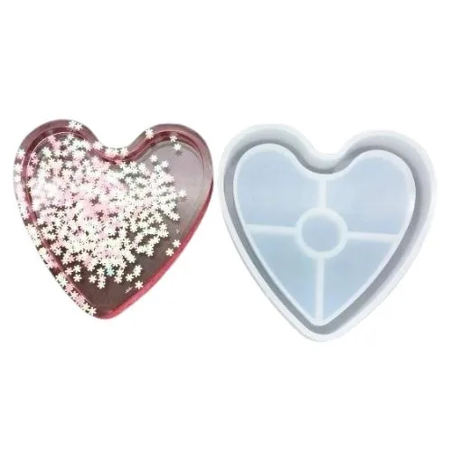 Silicon Mold - Heart Shape With Border - Image 4