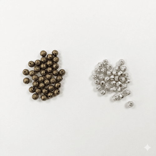 Silver & Copper Beads Pack Silver & Copper Beads Pack - Image 1