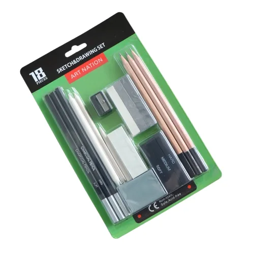 Sketch & Drawing Set 18Pcs - Image 1
