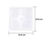Square Silicon Mold with Border