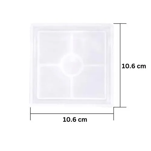 Square Silicon Mold with Border - Image 1