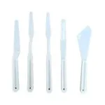 Small Plastic palette knife 5pcs - Image 3