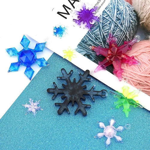 Snow Flakes Silicon Mold (D0279) - Image 2