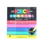 Uni-posca 7 pen set -(PC-5M) - Image 2