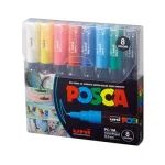 Uni-posca 8 pen set -(PC-1M)