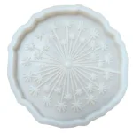 Wave Coaster Silicon Mold  with Desing