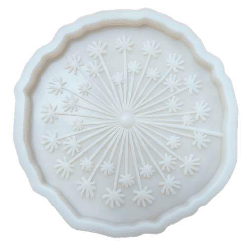 Wave Coaster Silicon Mold with Desing Wave Coaster Silicon Mold with Desing - Image 1