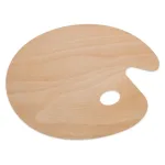 Wooden Palette -18x24x0.3cm Oval Shape