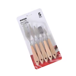 Wooden handle Palette knife set 5pcs