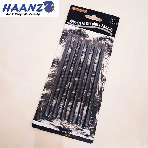 Woodless Graphite Pencils Cards (6Pcs) - Image 1