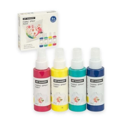 Art Rangers Fabric Spray Paint -Bright Colour Set - Haanz Sri Lanka