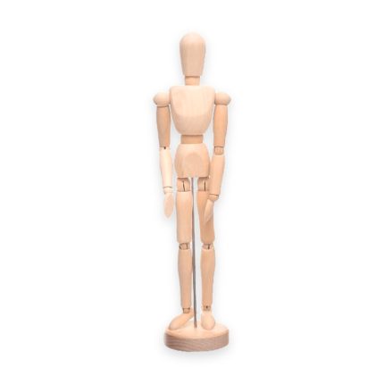 Artist Wooden Manikin Male -30Cm - Haanz Sri Lanka