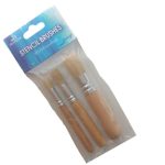 Bomeijia Stencil Brush 3pcs set