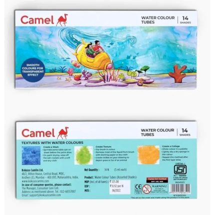 Camel Watercolour Tubes 12x5ml - Haanz Sri Lanka