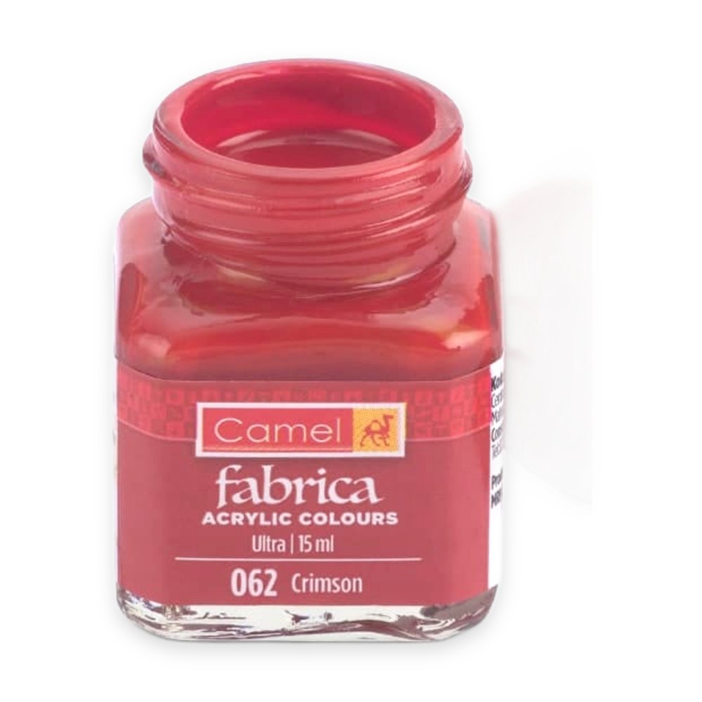 Camlin Fabrica Acrylic 15ml -Crimson (062) - Haanz Sri Lanka