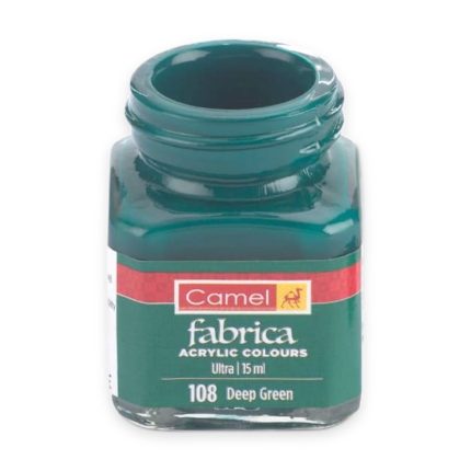 Camlin Fabrica Acrylic 15ml -Deep Green (108) - Haanz Sri Lanka
