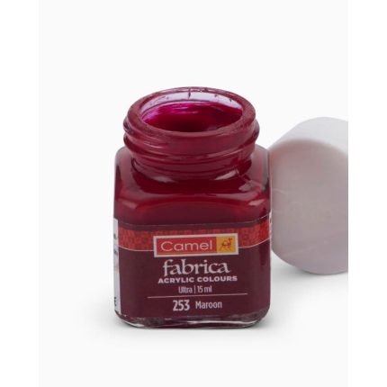 Camlin Fabrica Acrylic 15ml -Maroon (253) - Haanz Sri Lanka