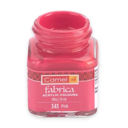 Camlin Fabrica Acrylic 15ml -Pink (341) - Haanz Sri Lanka
