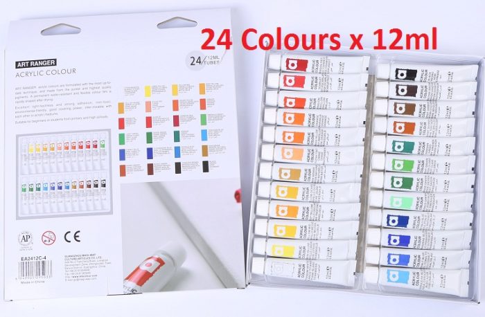 Art Rangers Acrylic -24x12ml - Image 2