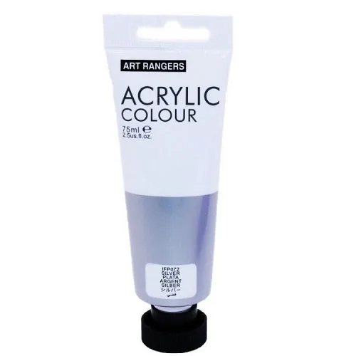 Art Ranger Acrylic, 75ml -Silver - Image 2