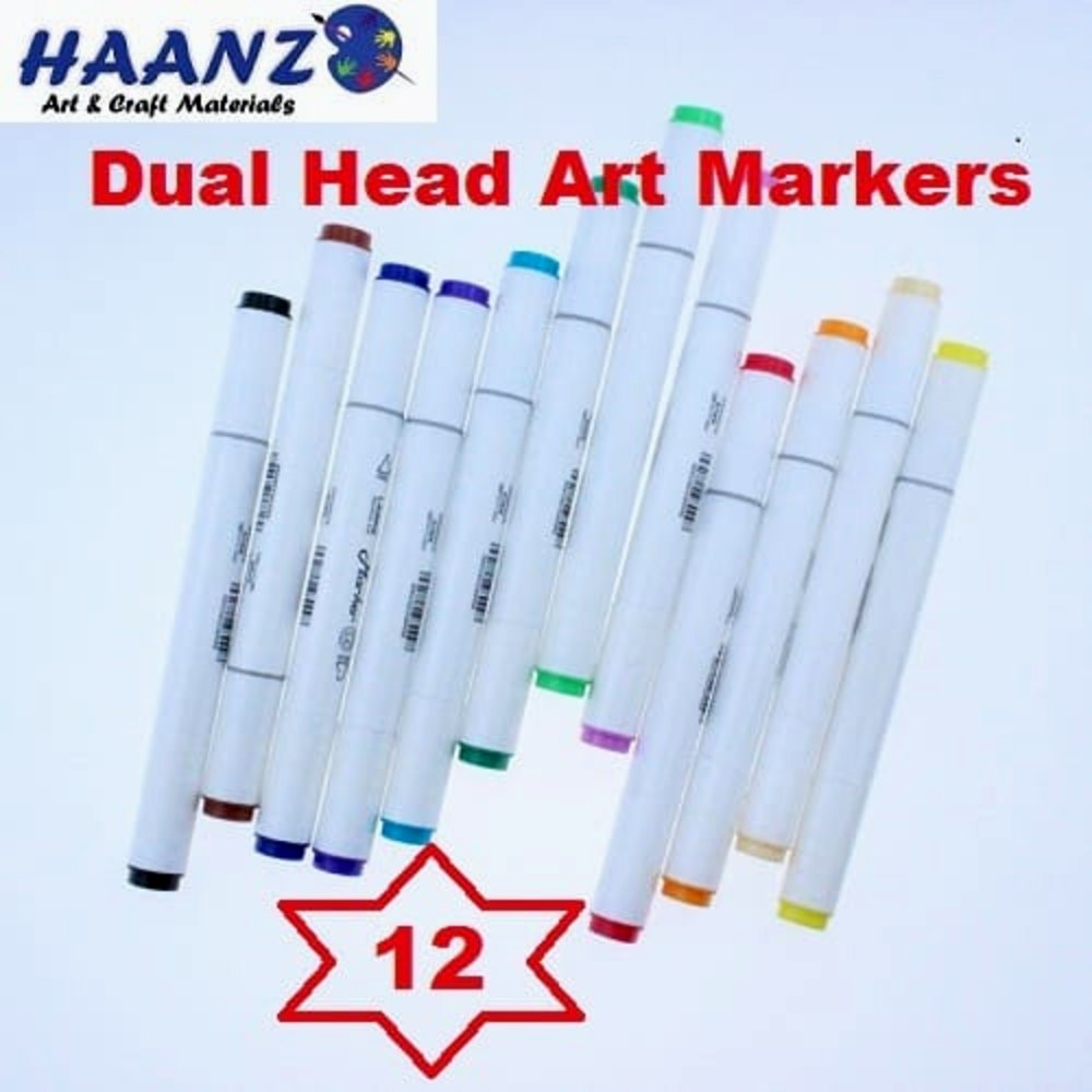 Touch Dual Tip Art Marker 12 Pack - Haanz Sri Lanka