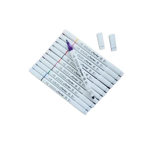 Dual Tip Colour Marker Pen -24Pcs - Image 2