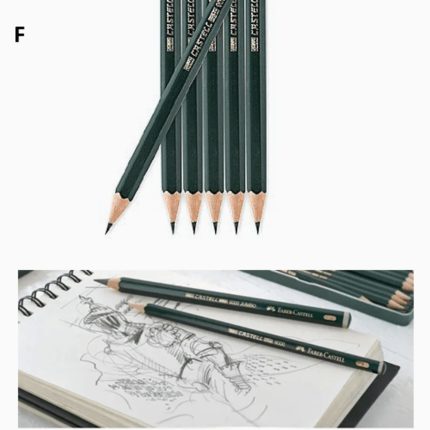 Faber Castell 9000 pencil -F - Haanz Sri Lanka