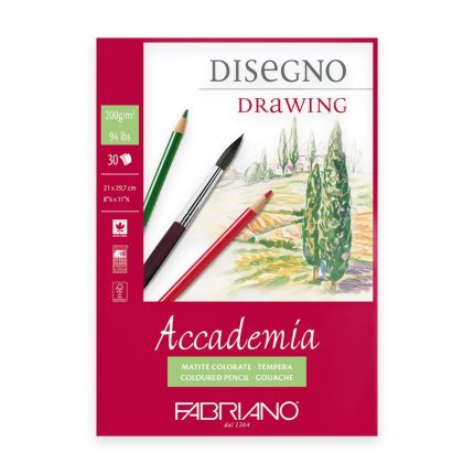 Fabriano Accademia Drawing pad A4 200gsm 30Sheets - Haanz Sri Lanka