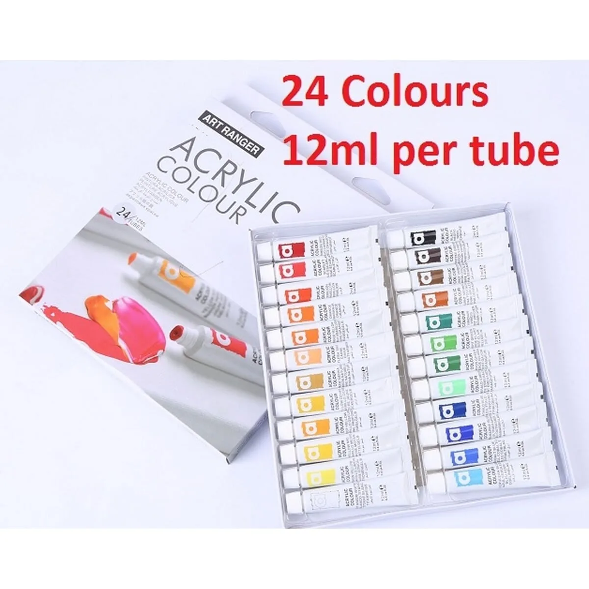 fdf4c8eec92e2440c40545a786192b18.jpg Art Rangers Acrylic -24x12ml - Image 1